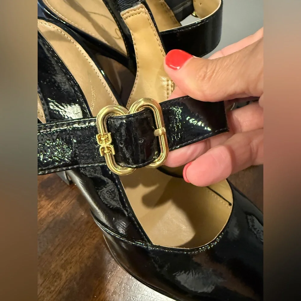Sam Edelman Jildie Slingback Mary Jane Heel black size 7 - Picture 3 of 5